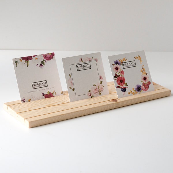 Wood Earring Stand, Retail Card Display, Jewellery Card Display, Yoto Card Holder, Craft Fair Display, Retail Jewellery Stand, Display Tray