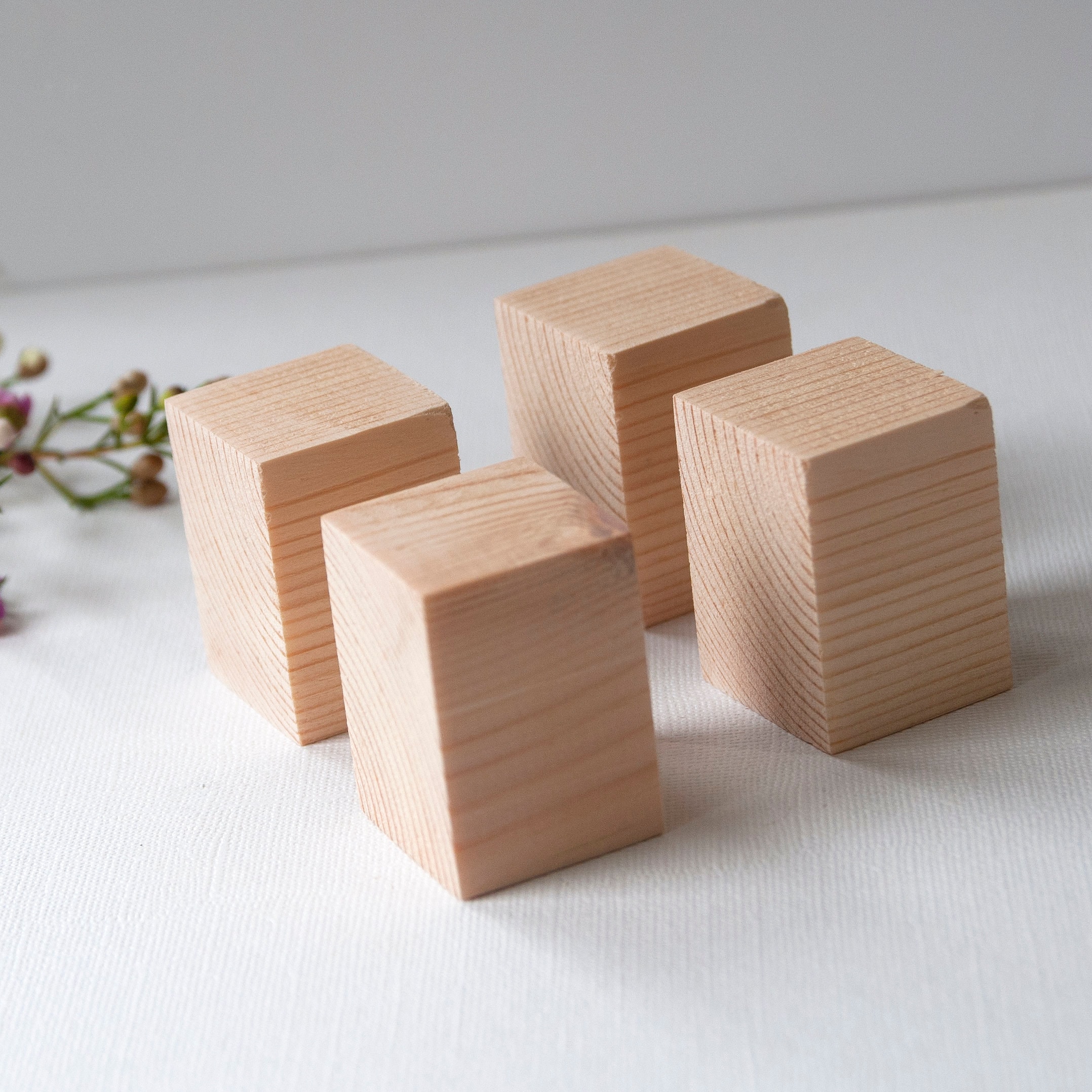 QTY 1 Wood Blocks, Baby Shower Blocks, Wood Blocks, Picture Blocks