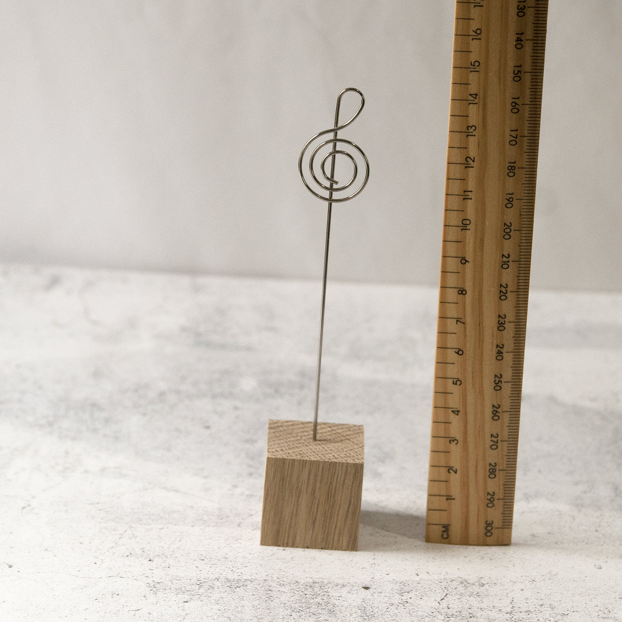 Music Note Holder Oak Wood Photo Holder Musical Gift Oak Etsy UK