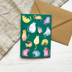 Cats Greeting Card - Unique Birthday Card - Cute Card