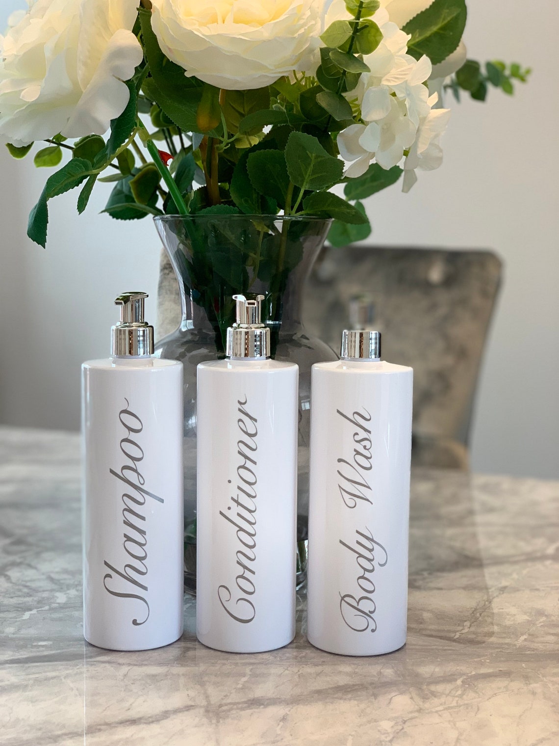 Hinch Inspired Bathroom Bottle Mrs Reuseable Personalised Etsy