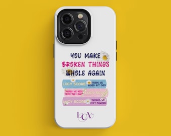 Lucy Score Book Stack Phone Case: Things We Never Got Over