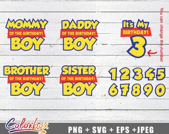 Download Toy story birthday svg | Etsy