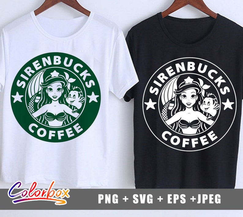 Download Little Mermaid SVG Mermaid Starbucks Coffee SVG file | Etsy