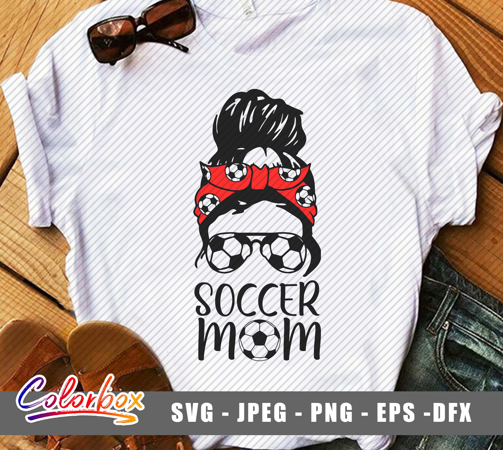 Download Soccer Mom Svg Soccer Mom Shirt Soccer ball Svg Girl With | Etsy