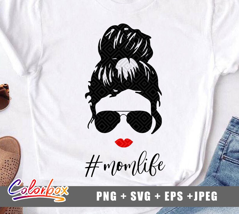 Download Girl With Messy Bun svg Messy Bun bundle Svg Cute Girl Girl | Etsy