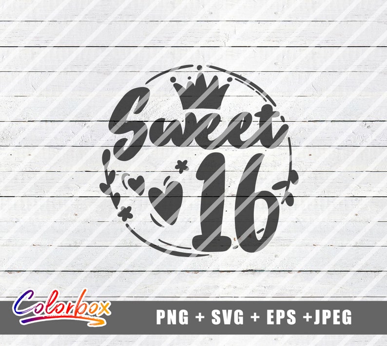 Free Free 214 Birthday Sweet 16 Svg SVG PNG EPS DXF File