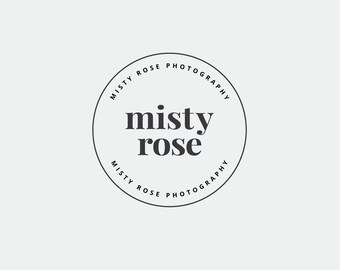 Simple Text Logo With Photos Etsy