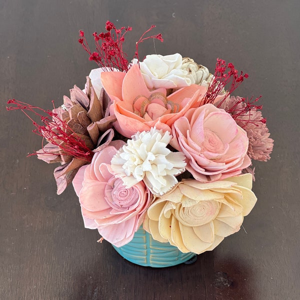 Wood Flower Arrangement (You'll Enjoy) Etsy