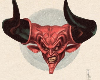 Art Print, tribute to Darkness from Legend, mini poster, high quality digital printing.