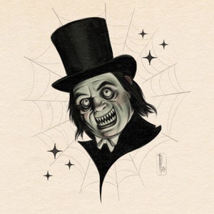 Art Print, Lon Chaney from London After Midnight, mini poster, high quality digital printing.