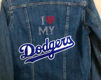 Dodgers jean jacket discount