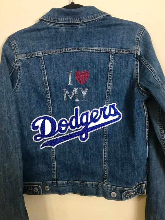 dodgers jean jacket