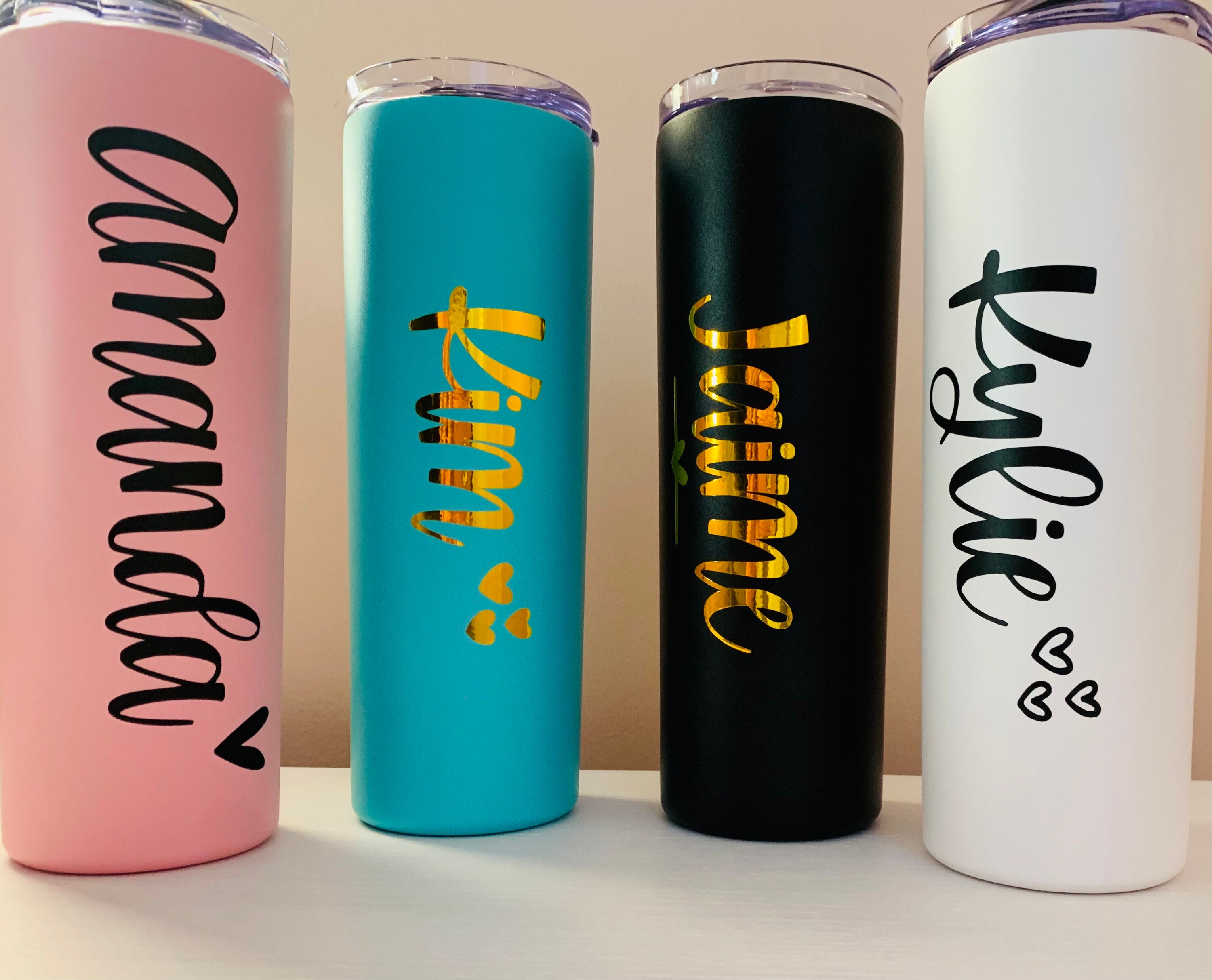 Personalized Tumbler with Lid and Straw, Name Tumbler, Personalized St –  The Little Blue Lion