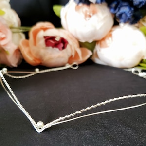Simple silver tiara wedding tiara wedding crown gold bridal tiara rose gold wedding circlet dainty bridal hair piece pearl fairy crown