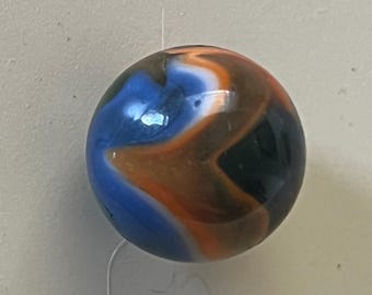 Vintage Peltier Multi Color Swirl Marble Vintage 0.67”  [Lot1Heather]