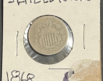 1868 SHIELD NICKEL