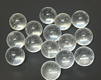 15 Pcs Natural Clear Spheres Balls
