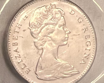 1967 Canadian Nickel, Prooflike - Rabbit - Snow Hare Design, Gem Proof, Commemorative  - 5 CENT COIN