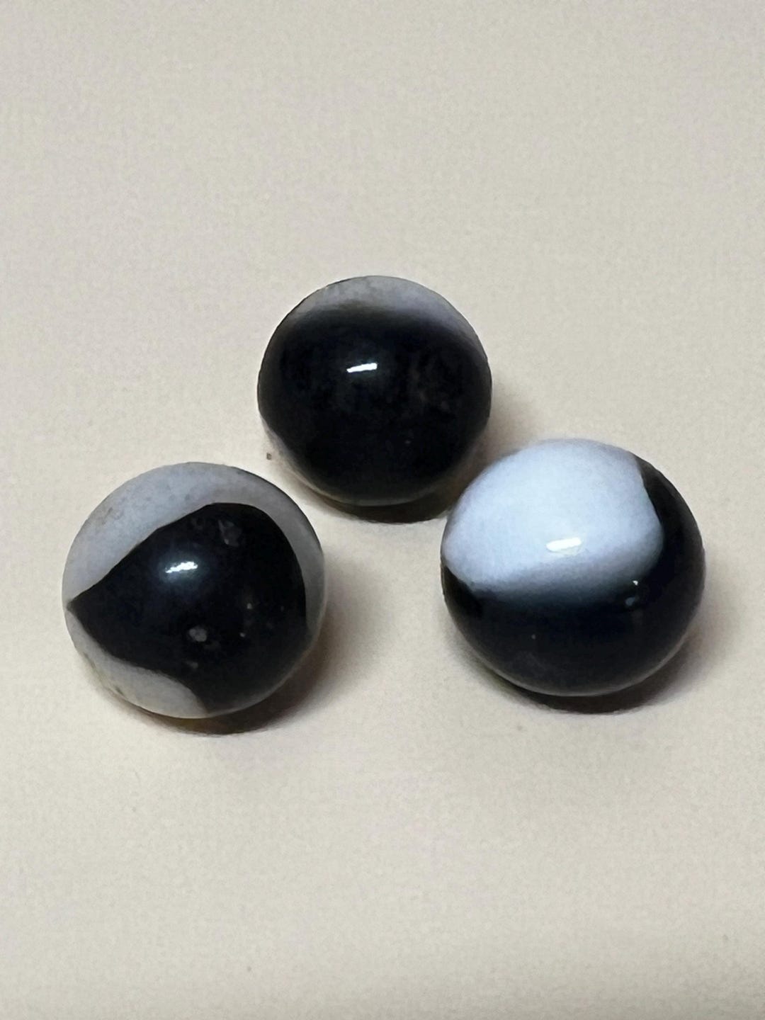 Vintage Set of 3 Peltier Peerless Patch Marbles .55 [H3] - Etsy