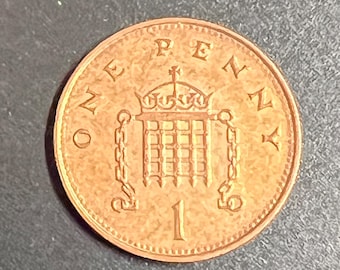 One Penny 1989 and 1997  Elizabeth II United Kingdom - Steel and Bronze