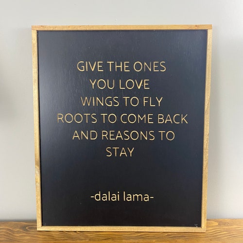 New Quote Wooden Wall Hanging Art Sign Plaque TILE Home Gift Sign Dalai Lama 