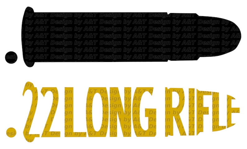 22 Long Rifle SVG - Etsy