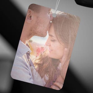 Custom Air Freshener, Personalized Vehicle Scent, Fathers Day Gift, Photo Car Accessories Truck Gift Idea Men, Boyfriends, Husband, Fiance