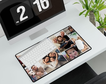 Photo Collage Mousepad: Personalized Desk Mat, Gaming Accessory