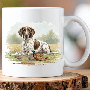 German Shorthair Pointer Dog Field Birds Art (Digital Download)