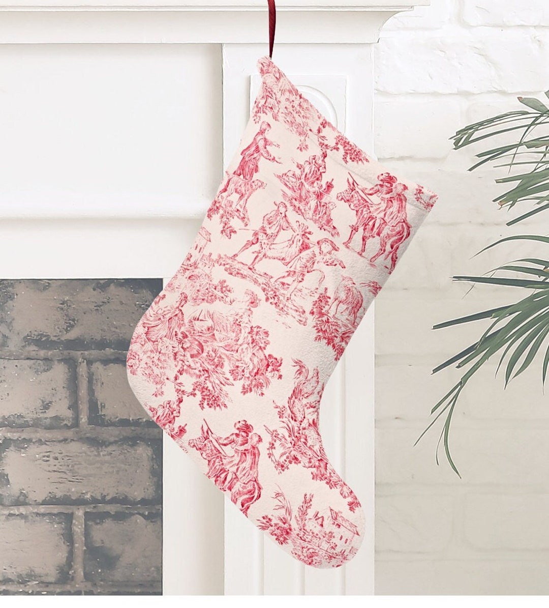 French Bleu Christmas Stockings by Saule Parc