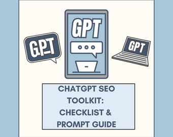 Chat GPT Prompts, Seo Checklist, Small Business Digital Marketing (Digitaler Download)