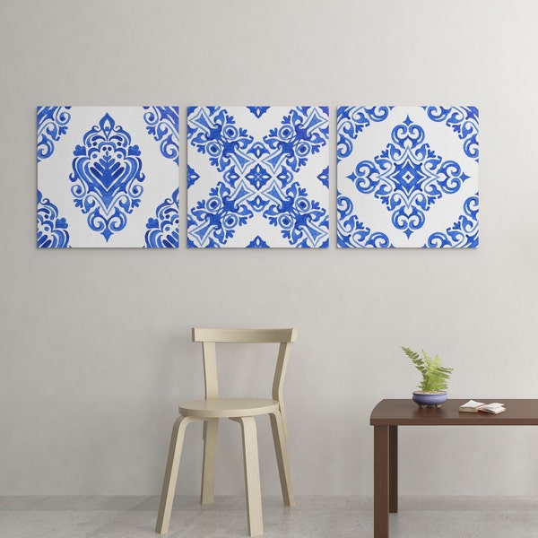 Spanish Tile Canvas Etsy