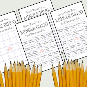 Juego para encontrar a alguien imprimible, juego de bingo para conocer, encontrar invitados, tarjetas para formar equipos humanos, rompehielos, descarga instantánea, actividad divertida en grupo
