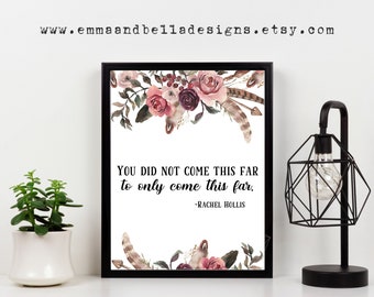 Come This Far Quote Etsy Come This Far Quote Etsy