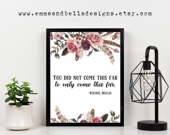 Come This Far Quote Etsy