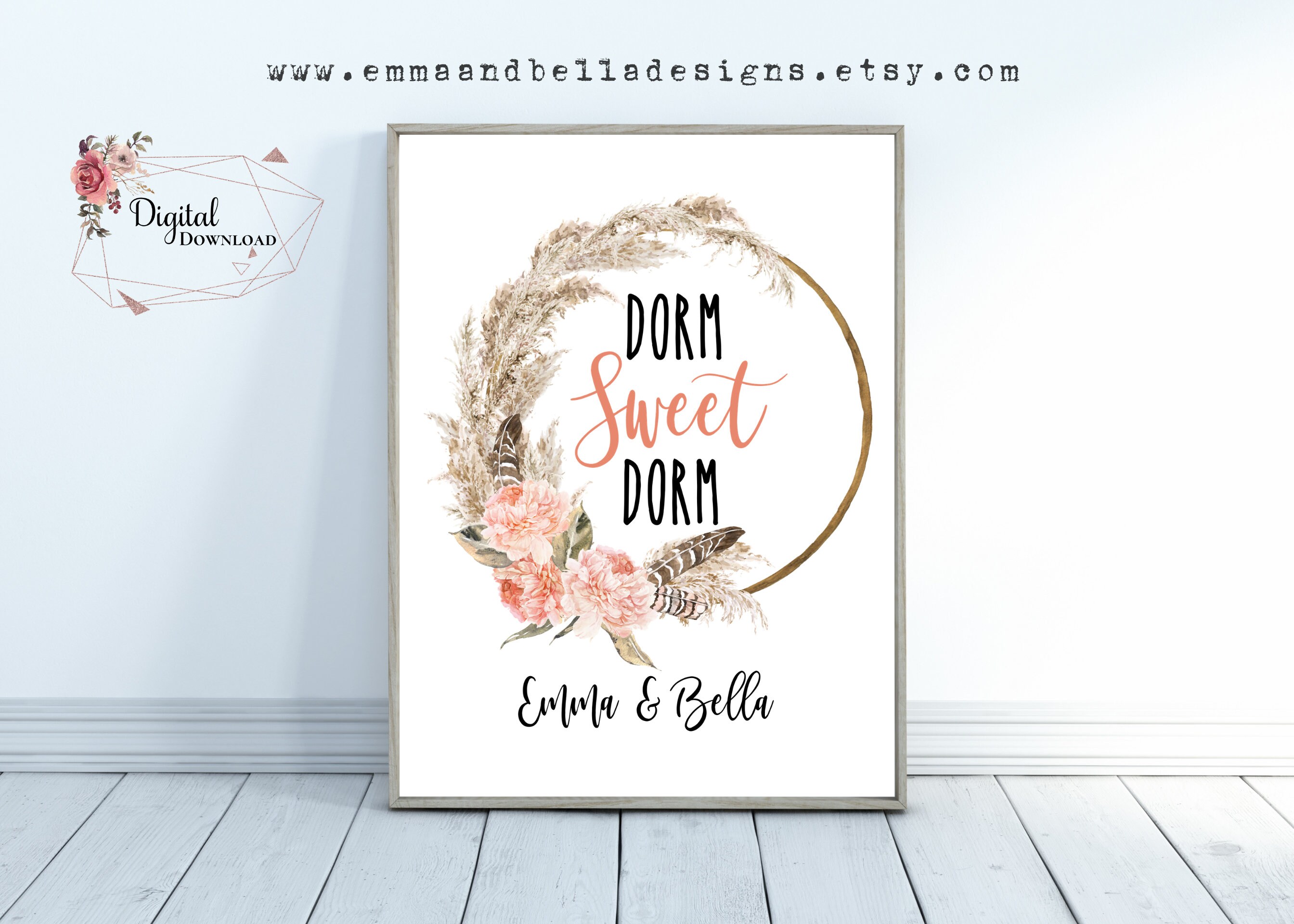 Dorm Decor Personalized Dorm Decor Dorm Room Decor Custom Etsy