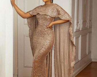 Sequins Dress Evening Gown Wedding 