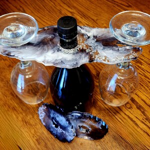Wine Glass Holder with Coasters
