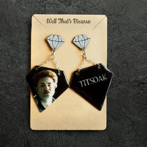 Edward Cullen Earrings | Twilight Earrings | Vampire | Twilight Gifts | Team Edward | TITSOAK