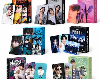 55 Stück – Koreanische Pop-Geschenke: Doppelseitig bedruckte Lomo-Karten