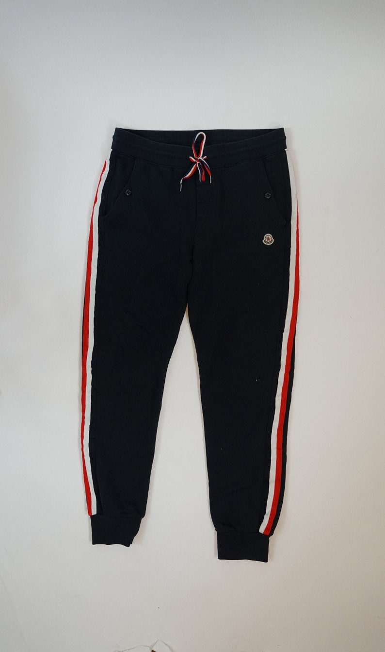 moncler tracksuit navy