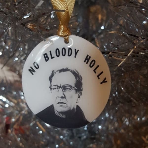 Love Actually Alan Rickman small Christmas tree decoration