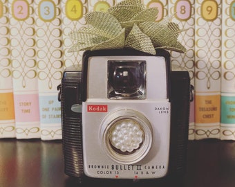 Vintage Kodak Camera, Brownie Bullet ll, Photography Gifts and Decor