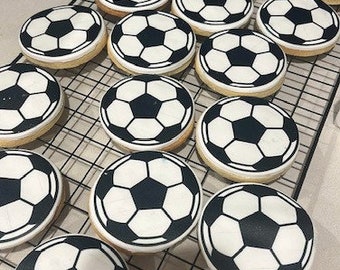 Instant Download 2 Inch Soccer Ball Printable cupcake Toppers or Stickers. DIY Printable stickers or cupcake toppers PNG