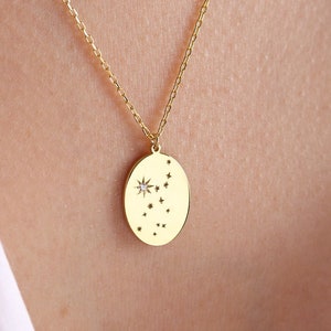 Zodiac Star Necklace , Zodiac signs necklace , Constellation necklace , Astrology sign necklace , Leo Libra Virgo Scorpio, birthday necklace