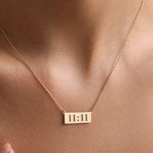 Angel Number Necklace, Sterling Silver Lucky Date Necklace , 11:11 Necklace, Custom Number Year Necklace, Mother&#39;s Day Gift