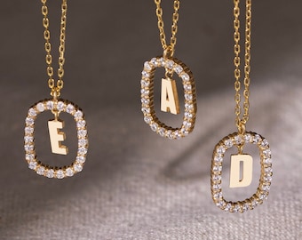 Letter Necklace, Initial Necklace, Christmas Gifts idea, Handmade jewelry, Personalized jewelry, Personalized Gifts , Dainty Necklace
