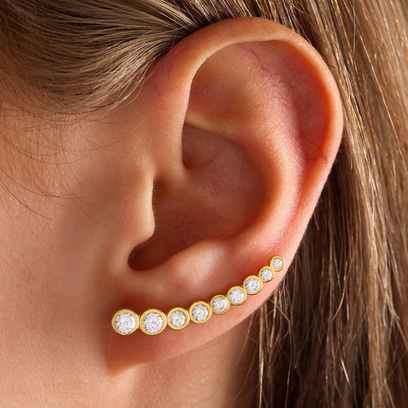 Christmas Ear Rings Long - Etsy