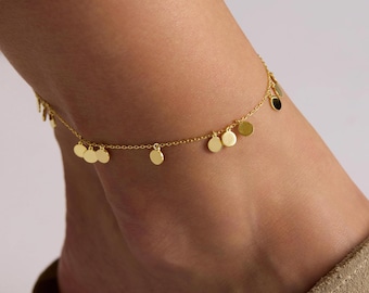 Dainty Anklet , Chain Anklet , Silver Anklet , Dainty Anklet, Minimalist Anklet , Summer Anklet, Anklet Bracelet, Jewelry Set, Foot jewelry